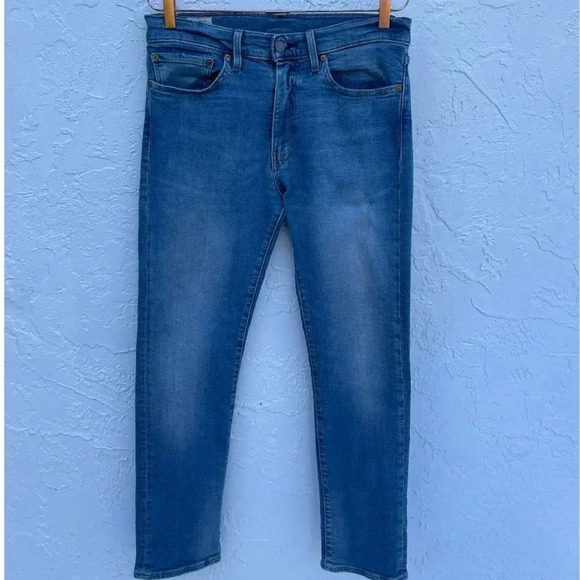 Levi Strauus & Co Mens Lot 511 Straight Cut Casual Denim Jeans Blue Sz W34 L30 - Picture 1 of 12